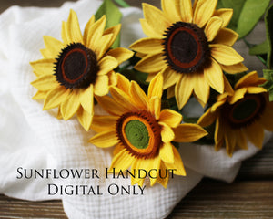 Sunflower Handcut Digital Only